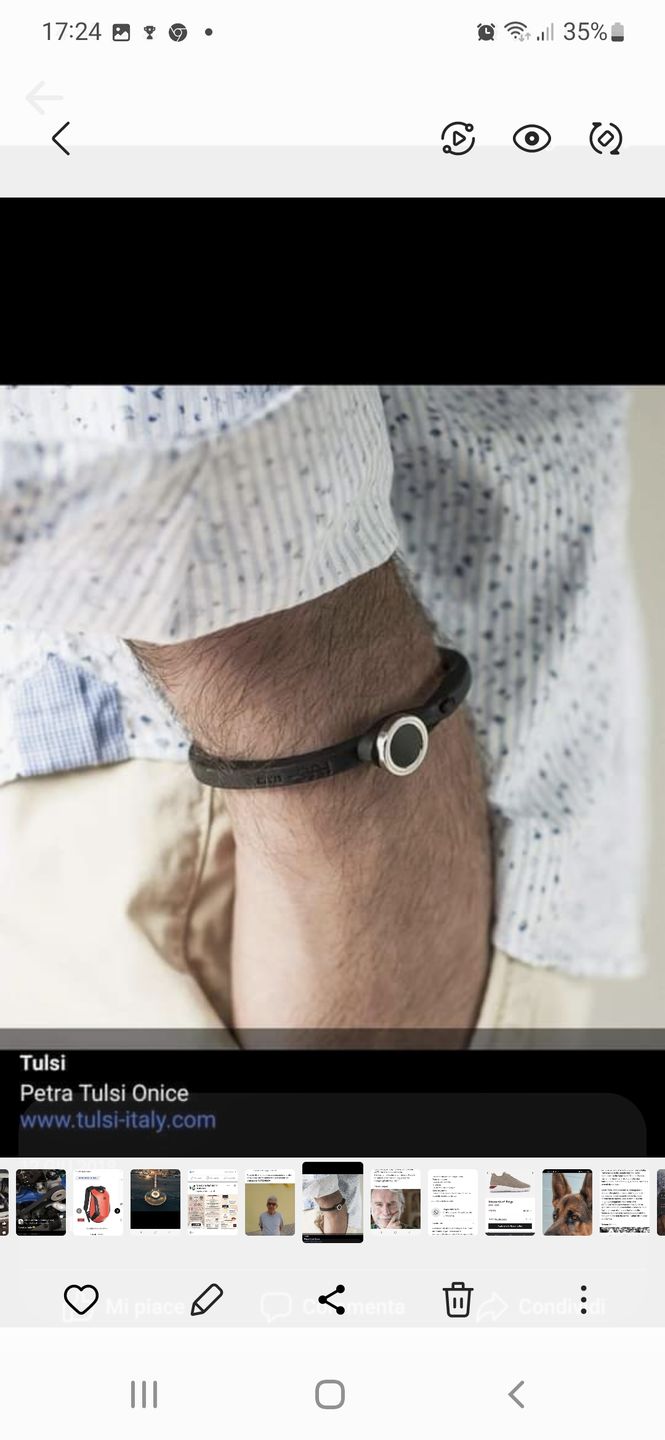 Customer photo review of Bracciale pelle Petra Turchese Tulsi