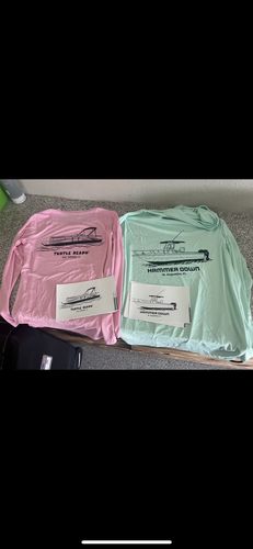 Customer photo review of Women's Dri-Fit Custom Boat Shirts - Long Sleeve