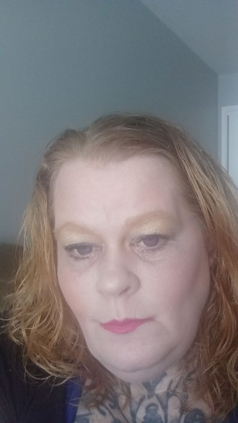 Customer photo review of Vega Violet Purple Prescription Coloured Contact Lenses