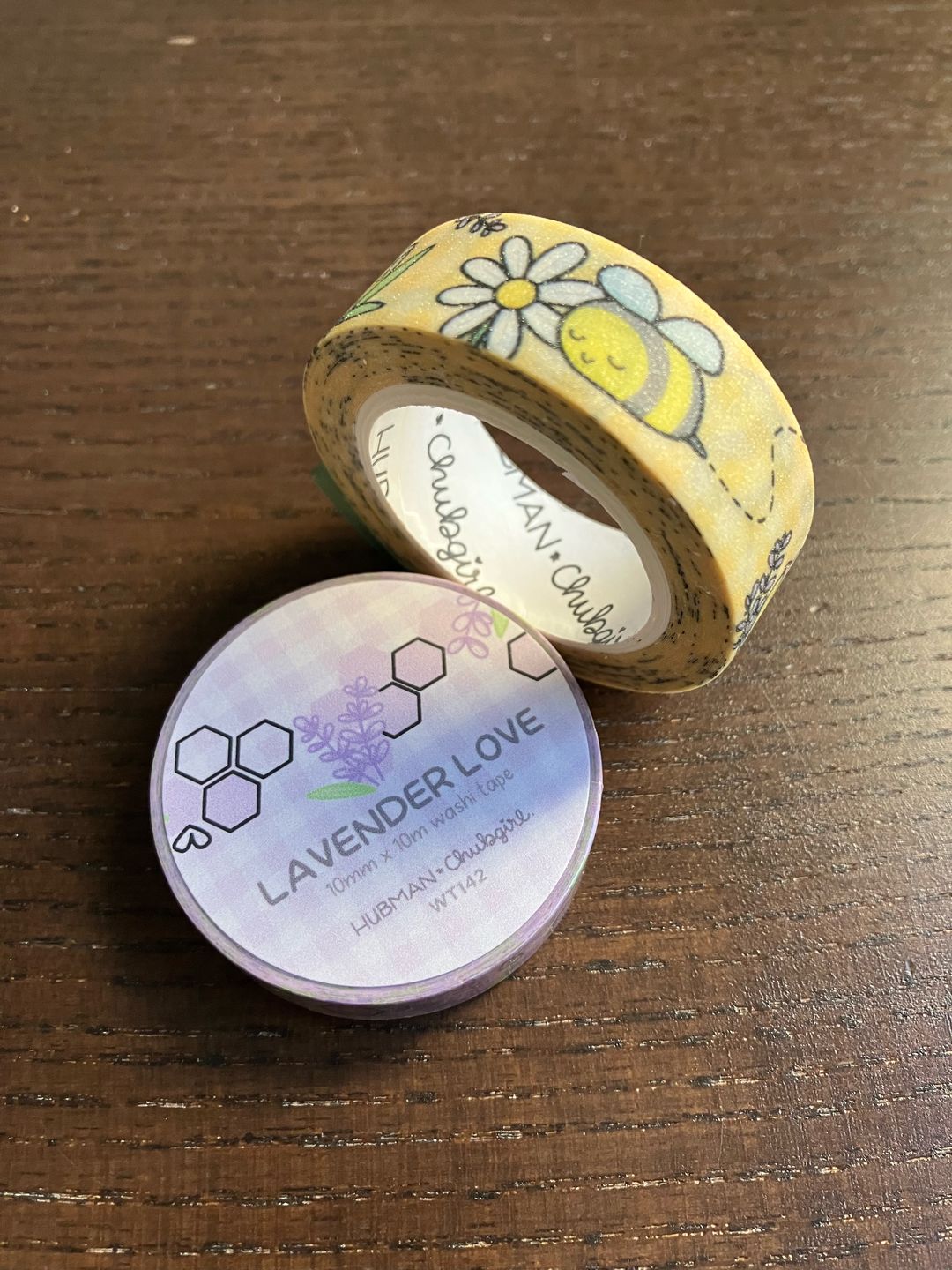 Customer photo review of Honey Lavender Washi Tape (Set of 2)