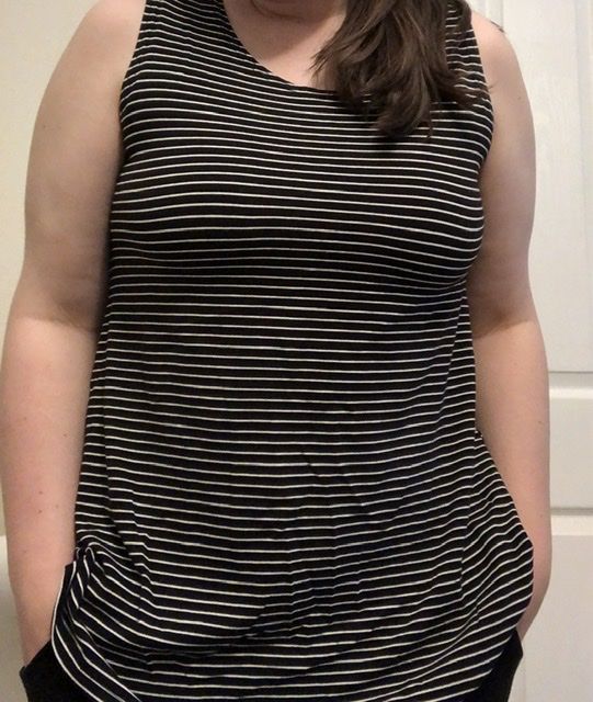 Customer photo review of *Pre-Sale* Flowy Tank - Boxing Day