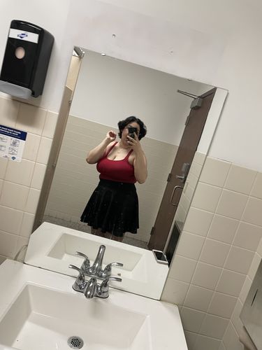 Customer photo review of Square Neck Brami Tank (Full Length)