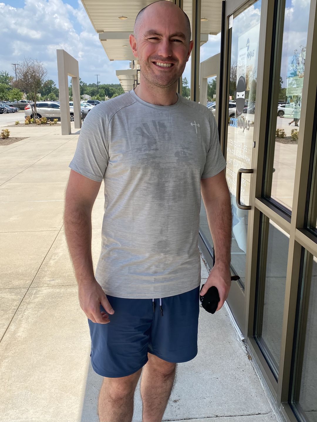 Customer photo review of Liner Shorts 7" - Blue