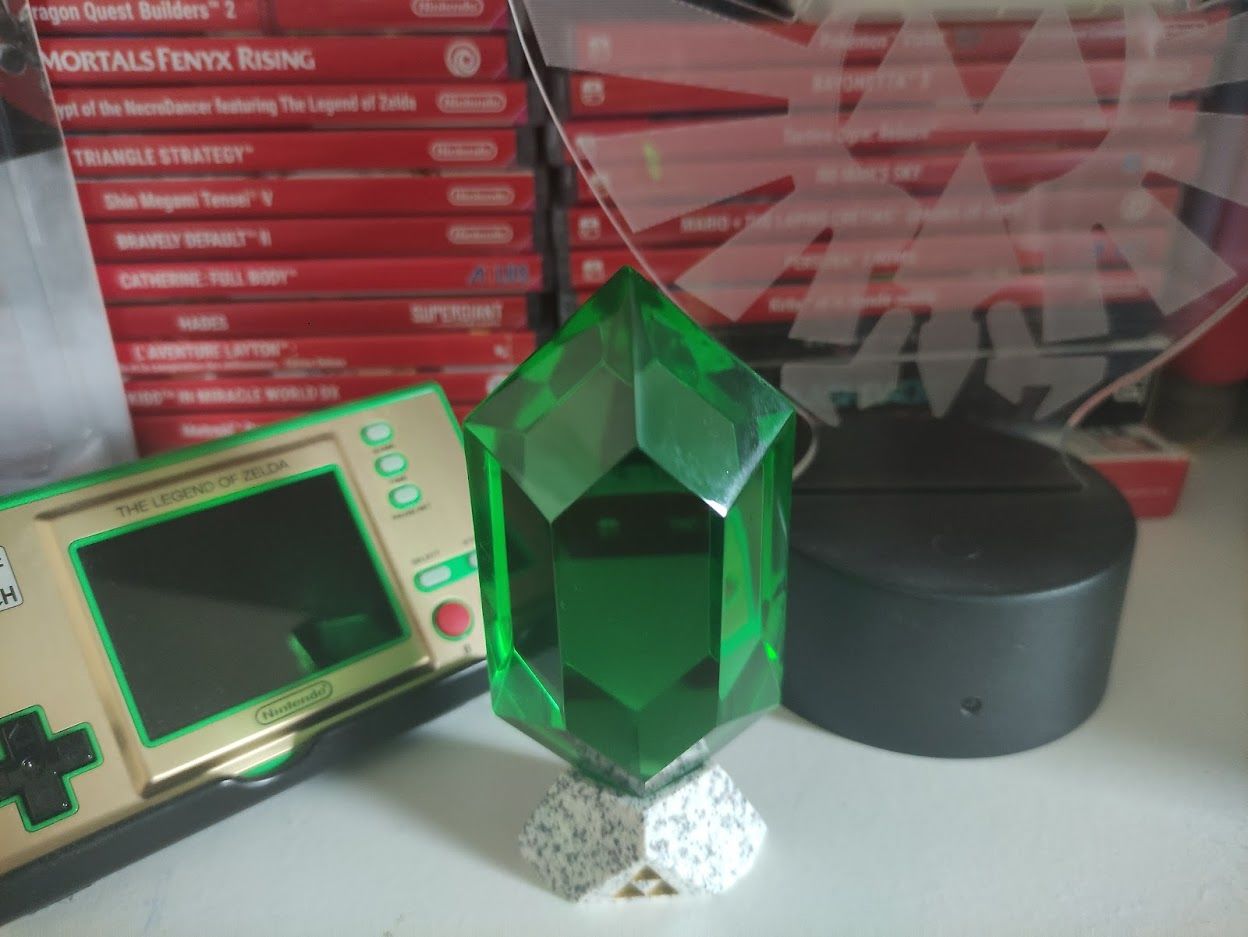 Customer photo review of Rubis Zelda : Ocarina of Time (10 coloris disponibles)