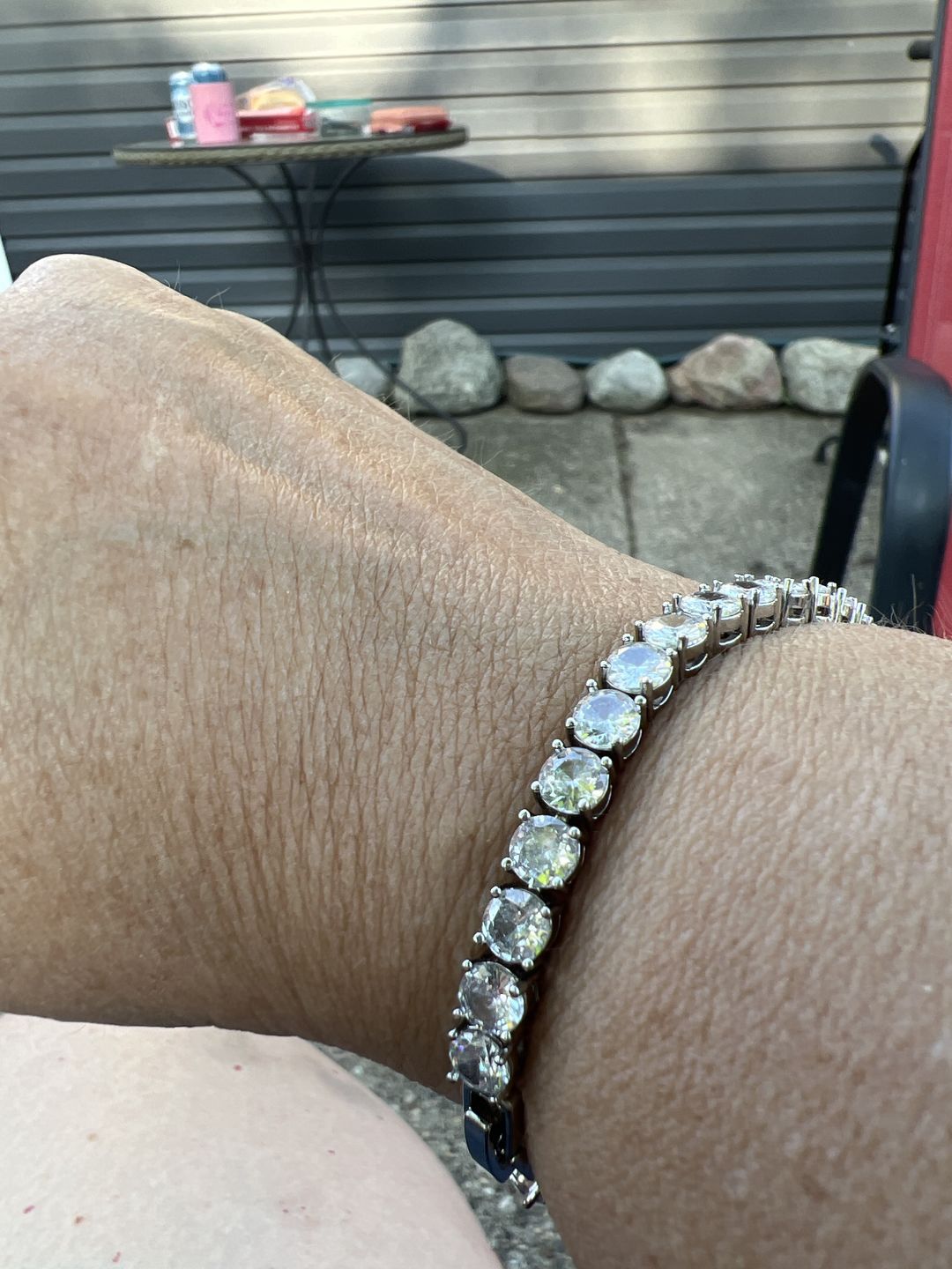 Customer photo review of Classic Shining Tennis Bracelet