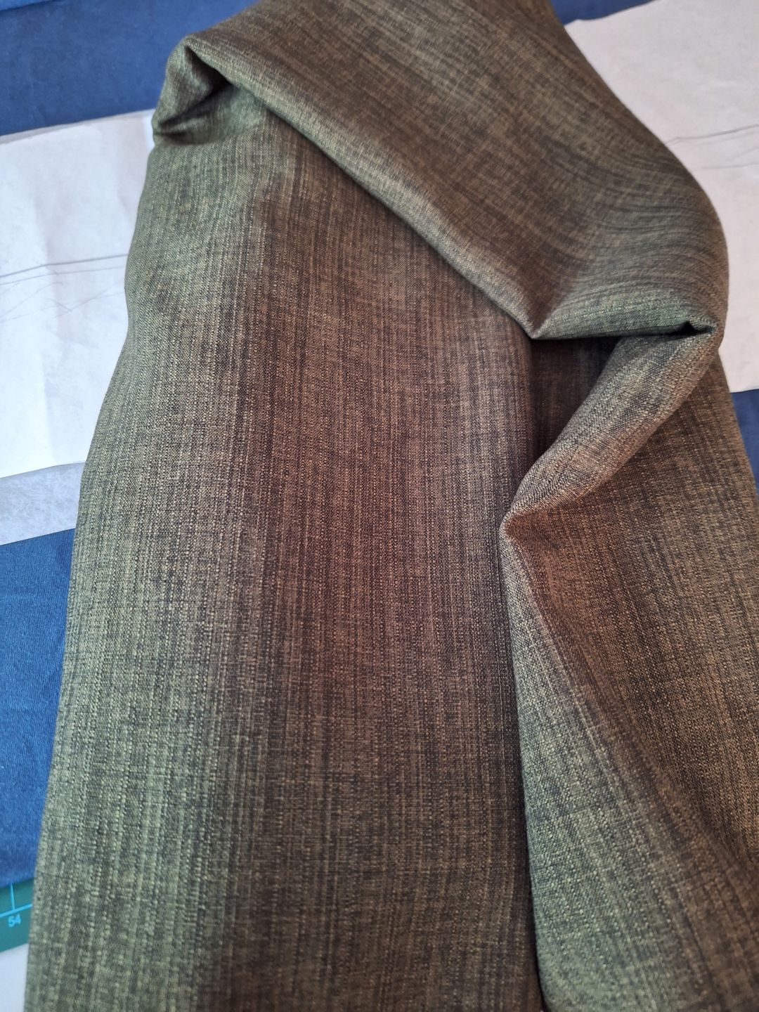 Customer photo review of Linen Look Suiting Fabric