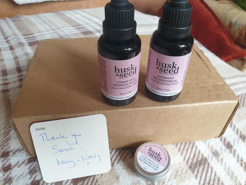 Customer photo review of Overnight Replenishing Oil