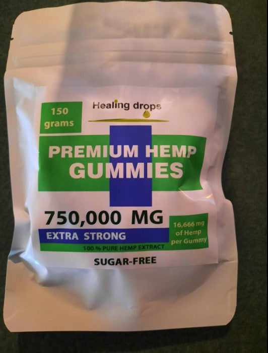 Customer photo review of Hemp Gummy Bears 750,000mg Sugar-Free Premium Organic + Vitamins: C B D E + Omega 3 6 9