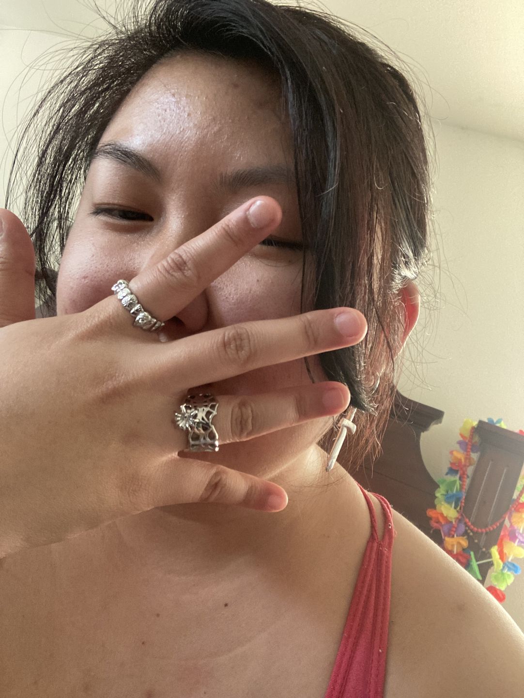 Customer photo review of SPIDER WEB RING