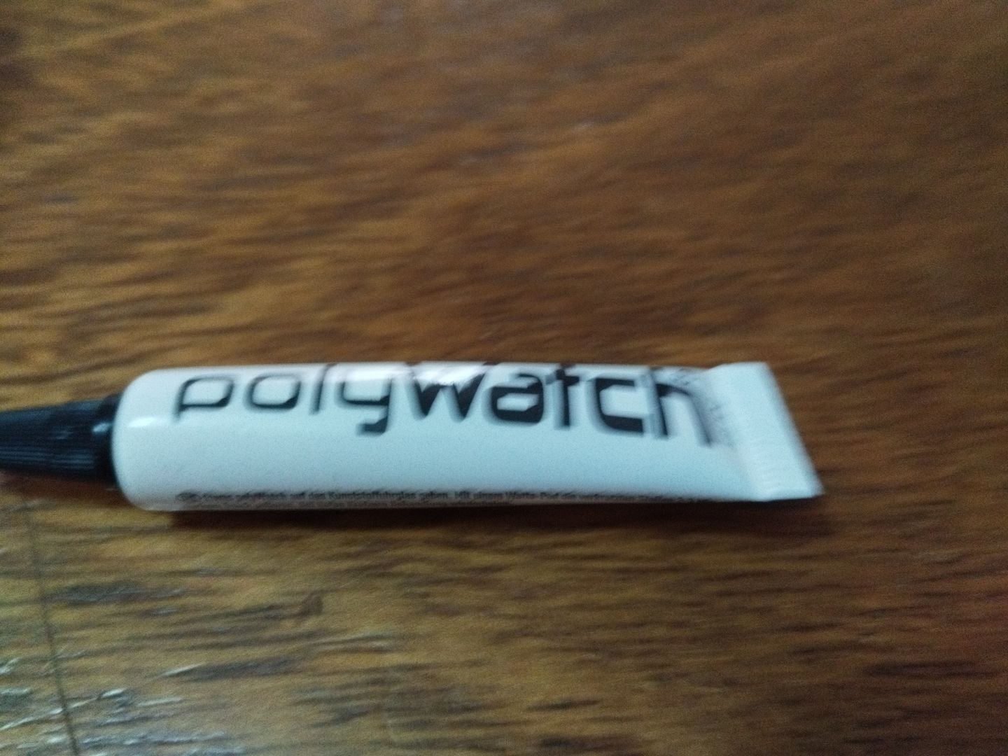 Customer photo review of Polywatch Polish Plastic - ¡Limpia rayas en cristal acrílico!