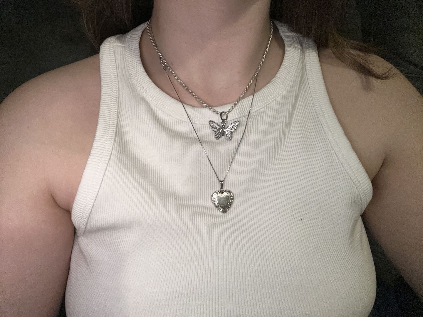 Customer photo review of BUTTERFLY PENDANT