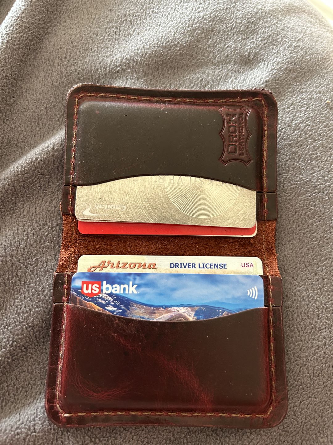 Customer photo review of Arida Classic Cardcase