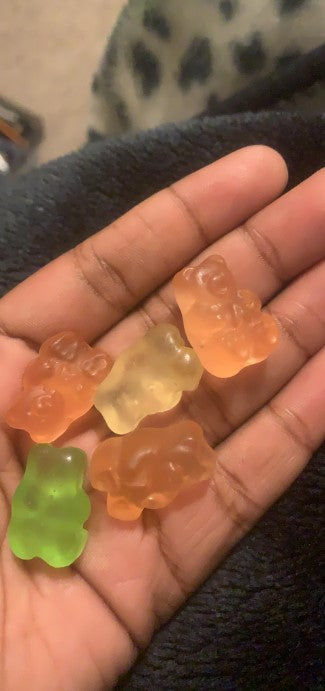 Customer photo review of Hemp Gummy Bears 750,000mg Sugar-Free Premium Organic + Vitamins: C B D E + Omega 3 6 9