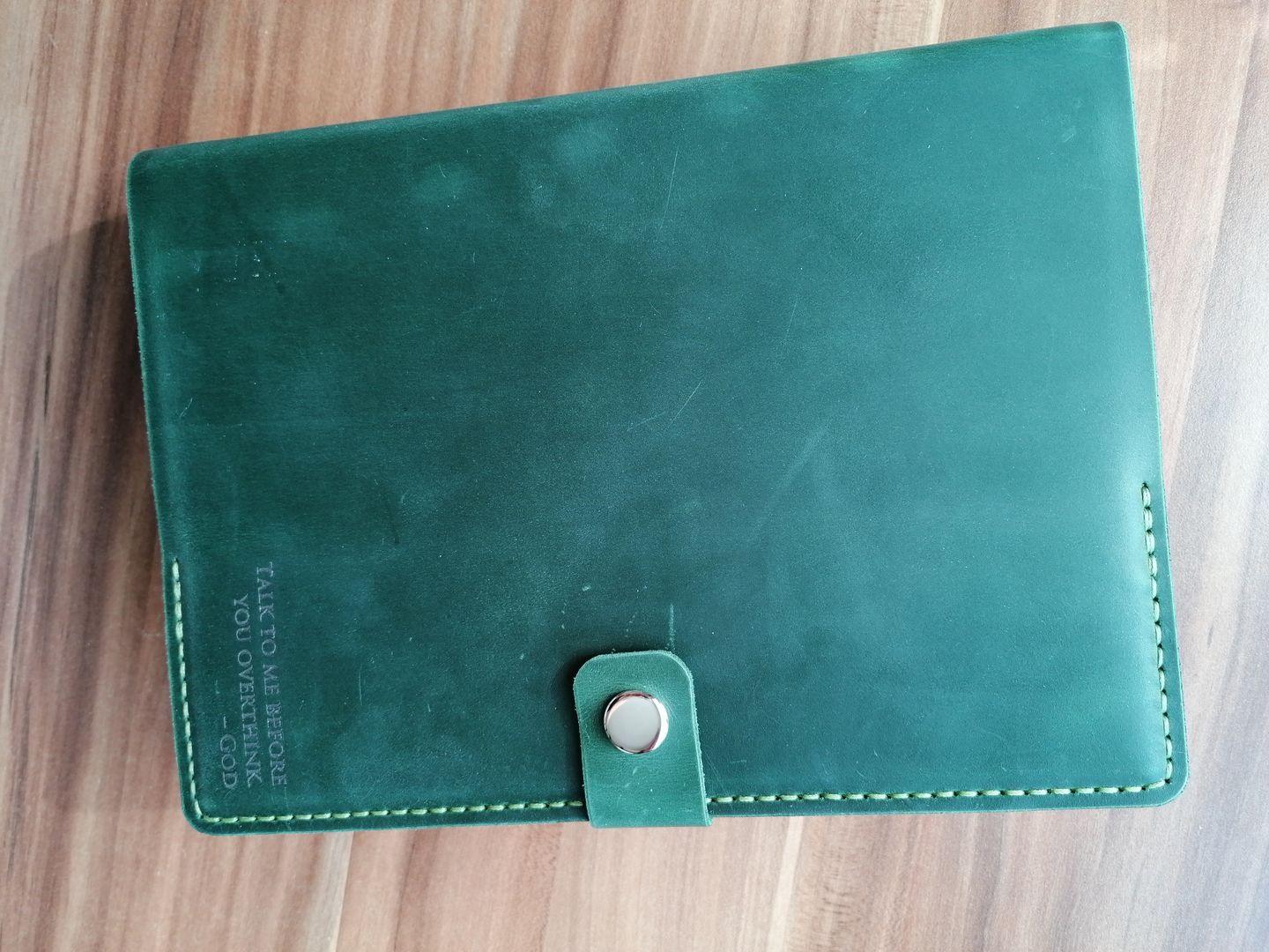 Customer photo review of Bibelhülle "Basic+" · echtes Leder · Individuelle Größen · handmade Bibelhülle nach Maß · optionale Gravur