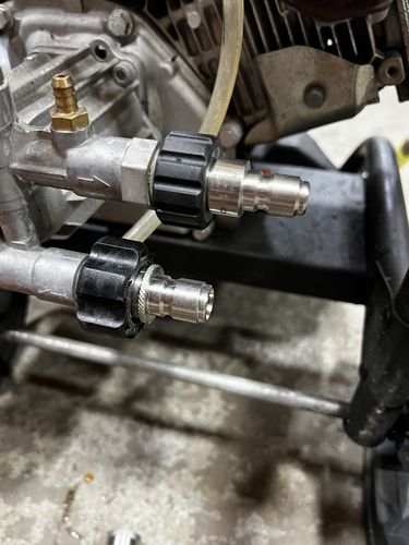 Customer photo review of Stainless Quick Connect Kit