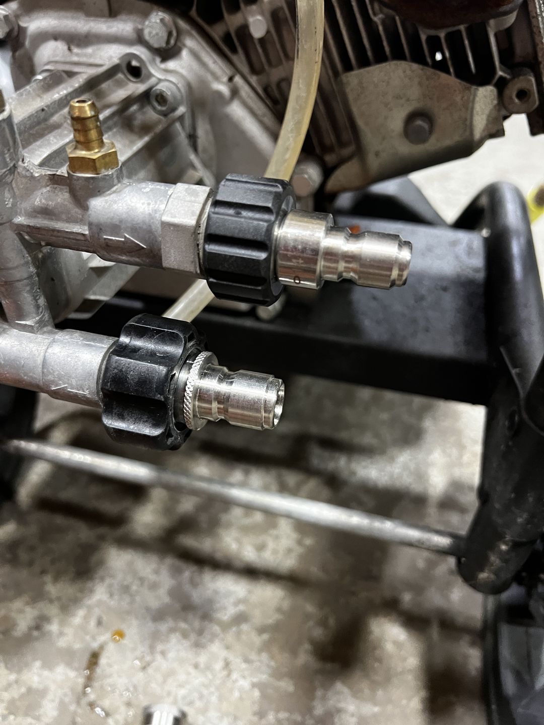 Customer photo review of Stainless Quick Connect Kit