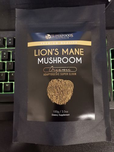 Customer photo review of Lion's Mane Mushroom Extract