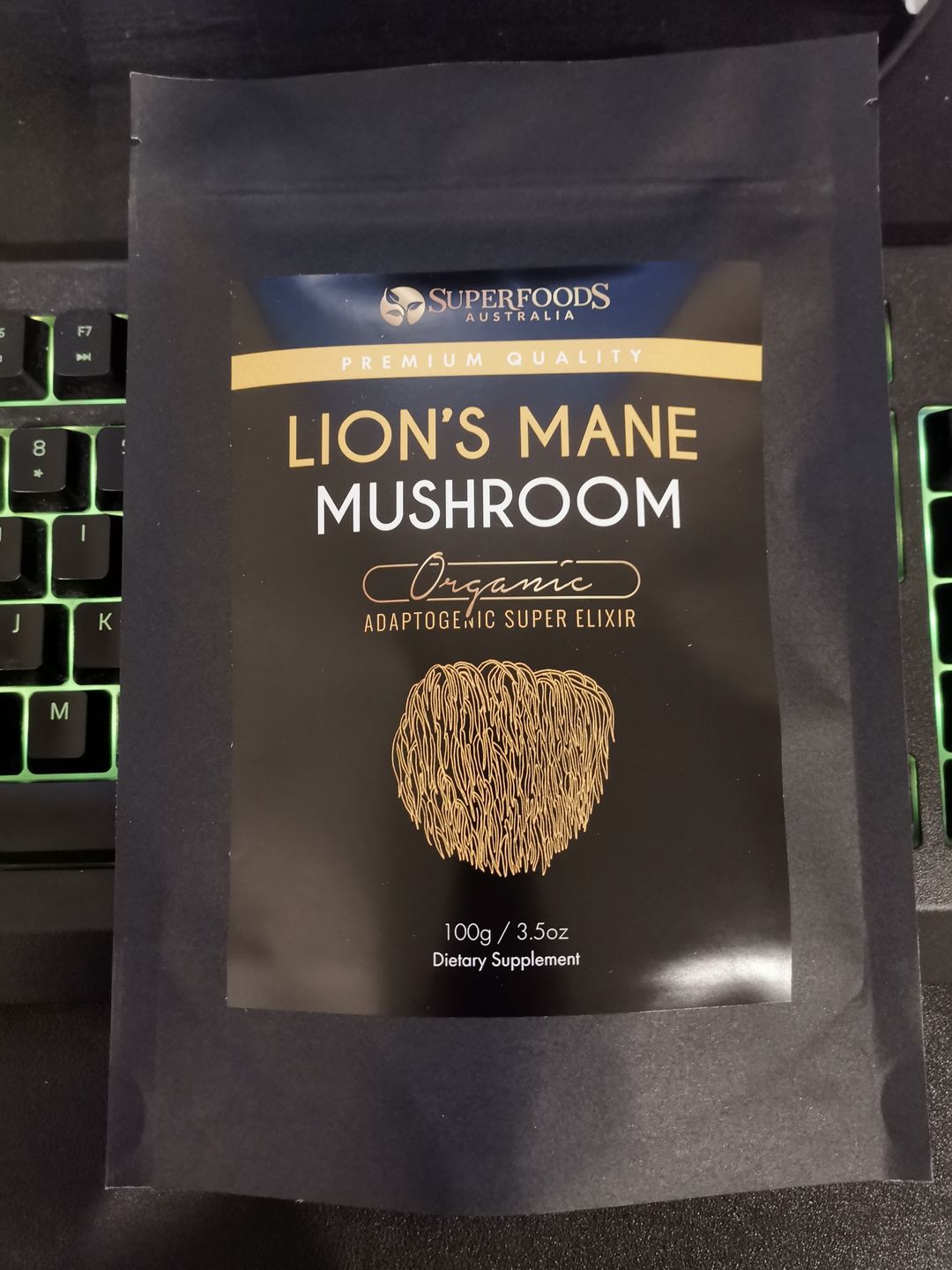 Customer photo review of Lion's Mane Mushroom Extract