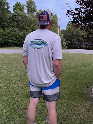 Customer photo review of Dri-Fit Custom Boat Shirts - Short Sleeve