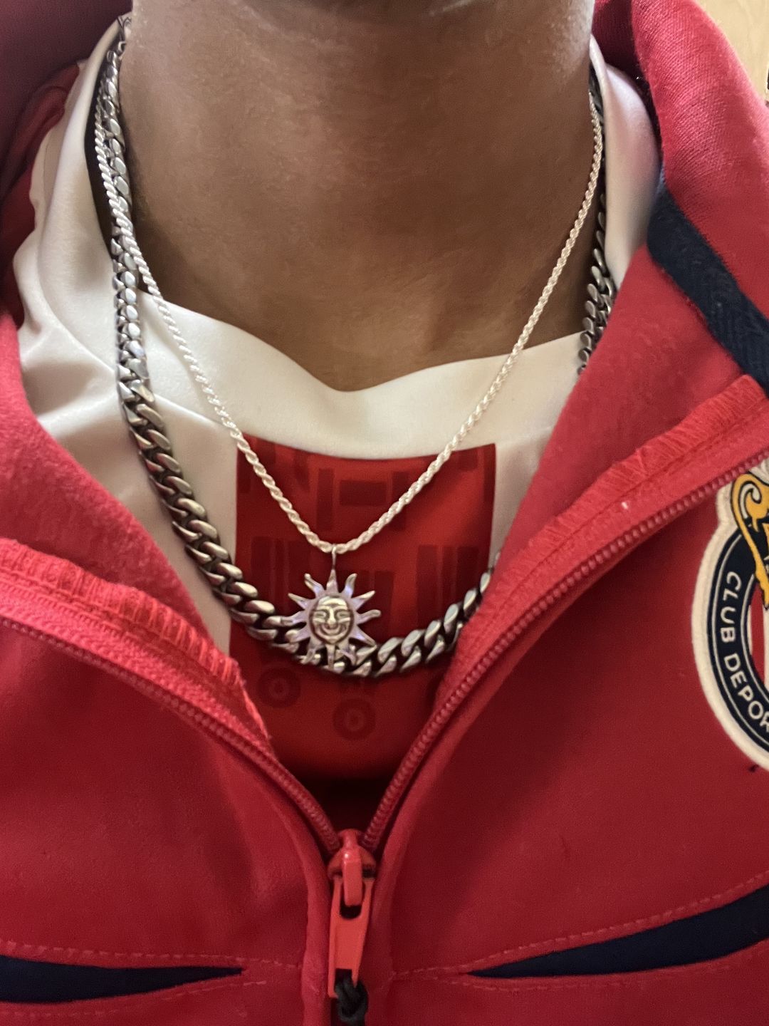Customer photo review of AZTEC SUN PENDANT