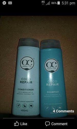 Customer photo review of OC Naturals Coco Repair Shampoo 400ml