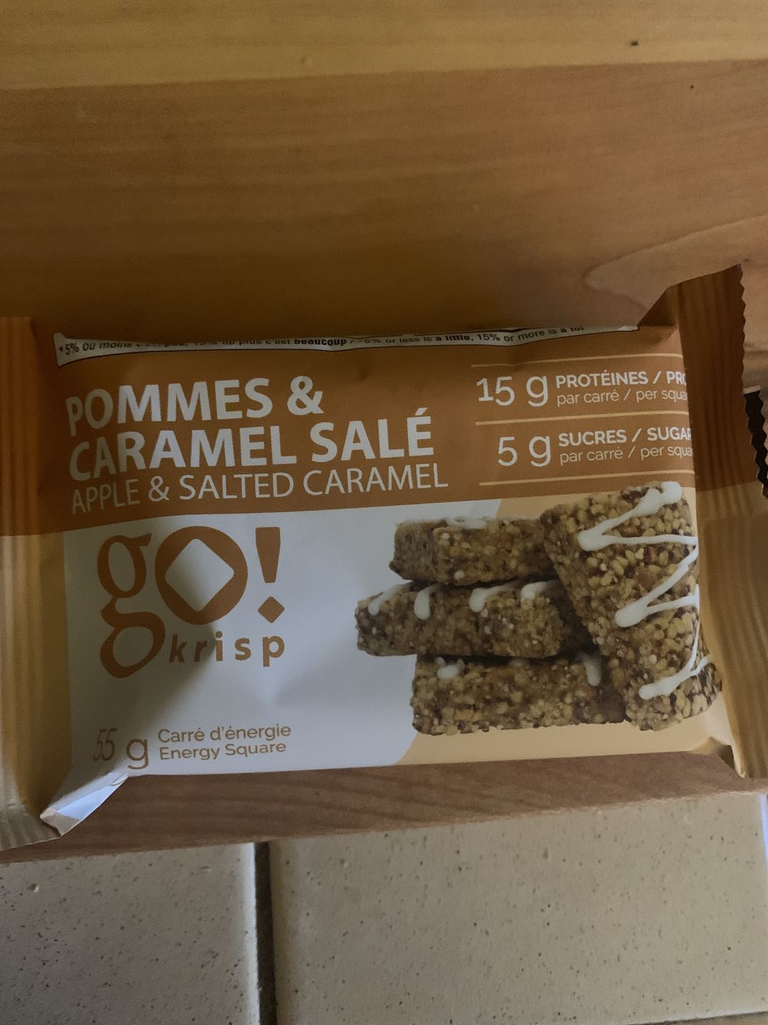 Customer photo review of Go Krisp - Jimmy Sévigny 55gr