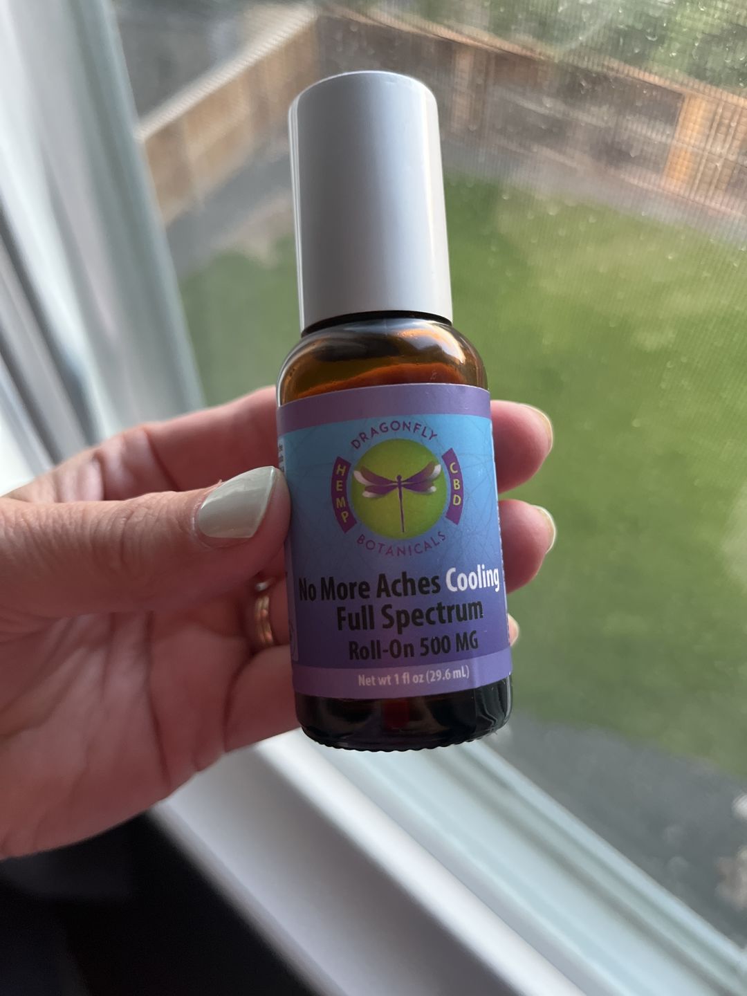 Customer photo review of No More Aches Plus Relief Roll-On