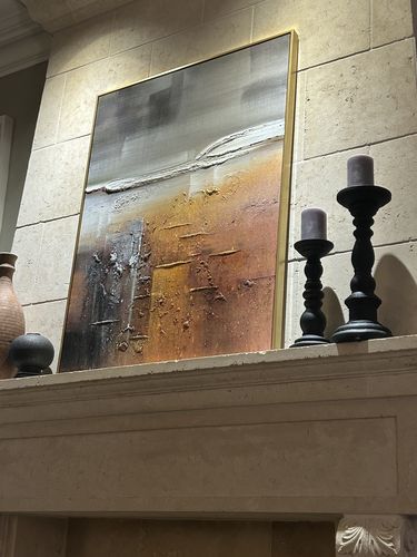 Customer photo review of Abstract Landscape Painting #ABLV13