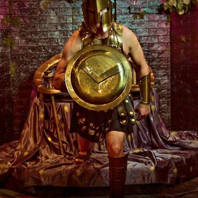 Customer photo review of The Great Spartan king Leonidas Helmet