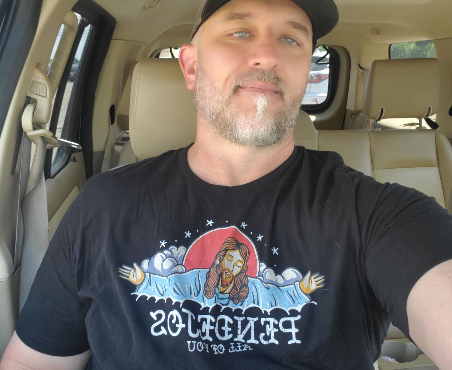Customer photo review of Premium Pendejos, All Of You Old School OG T-shirt