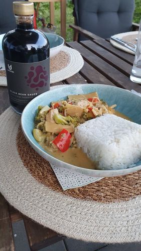 Customer photo review of Black Bean Sauce - Vollmundige Sojasauce