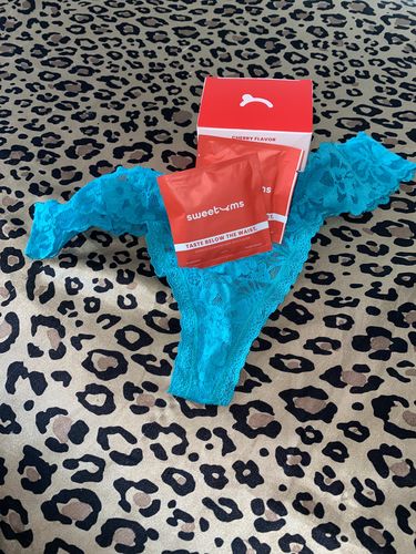 Customer photo review of The only intimate wipes on the market with flavor