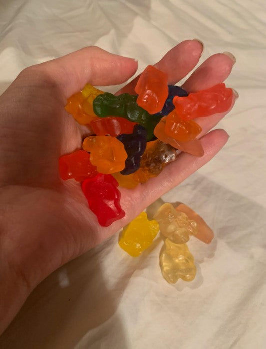 Customer photo review of Hemp Gummy Bears 750,000mg Sugar-Free Premium Organic + Vitamins: C B D E + Omega 3 6 9