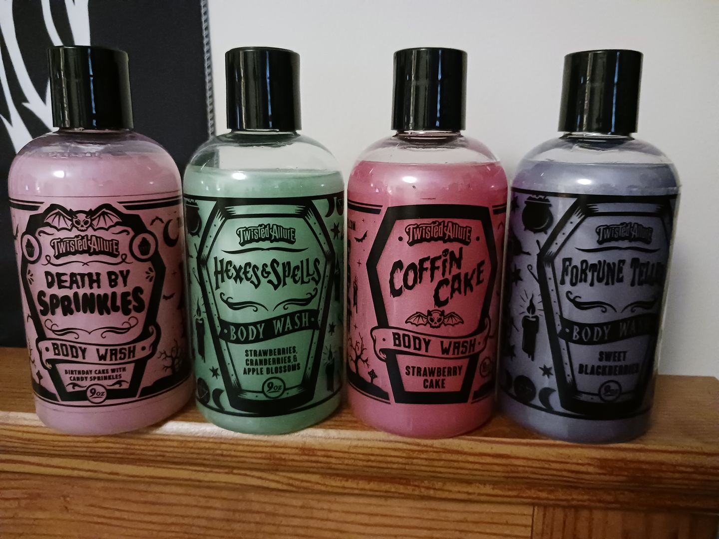 Customer photo review of Fortune Teller Body Wash (Sweet Blackberries)