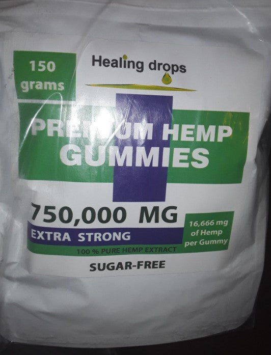 Customer photo review of Hemp Gummy Bears 750,000mg Sugar-Free Premium Organic + Vitamins: C B D E + Omega 3 6 9