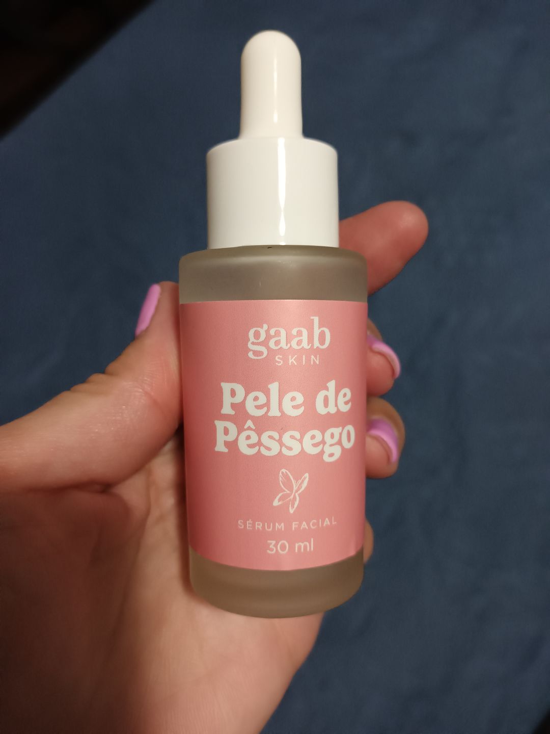Customer photo review of Pele de Pêssego - Sérum Facial 30 ml
