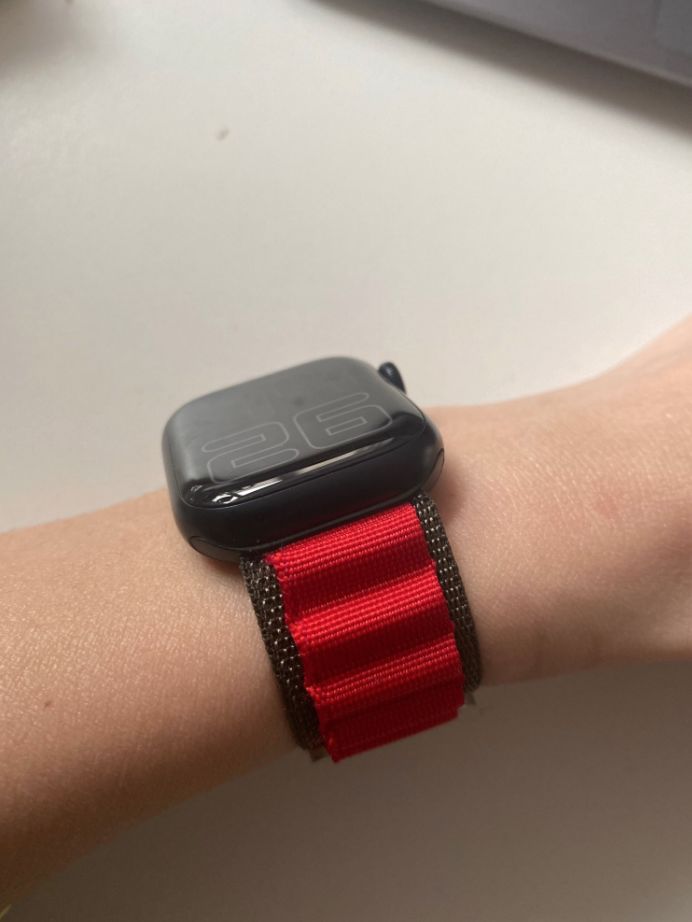 Customer photo review of Alpine Nylon Loop Strap for Apple Watch