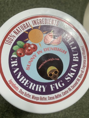 Customer photo review of Cranberry Fig Skin Butter