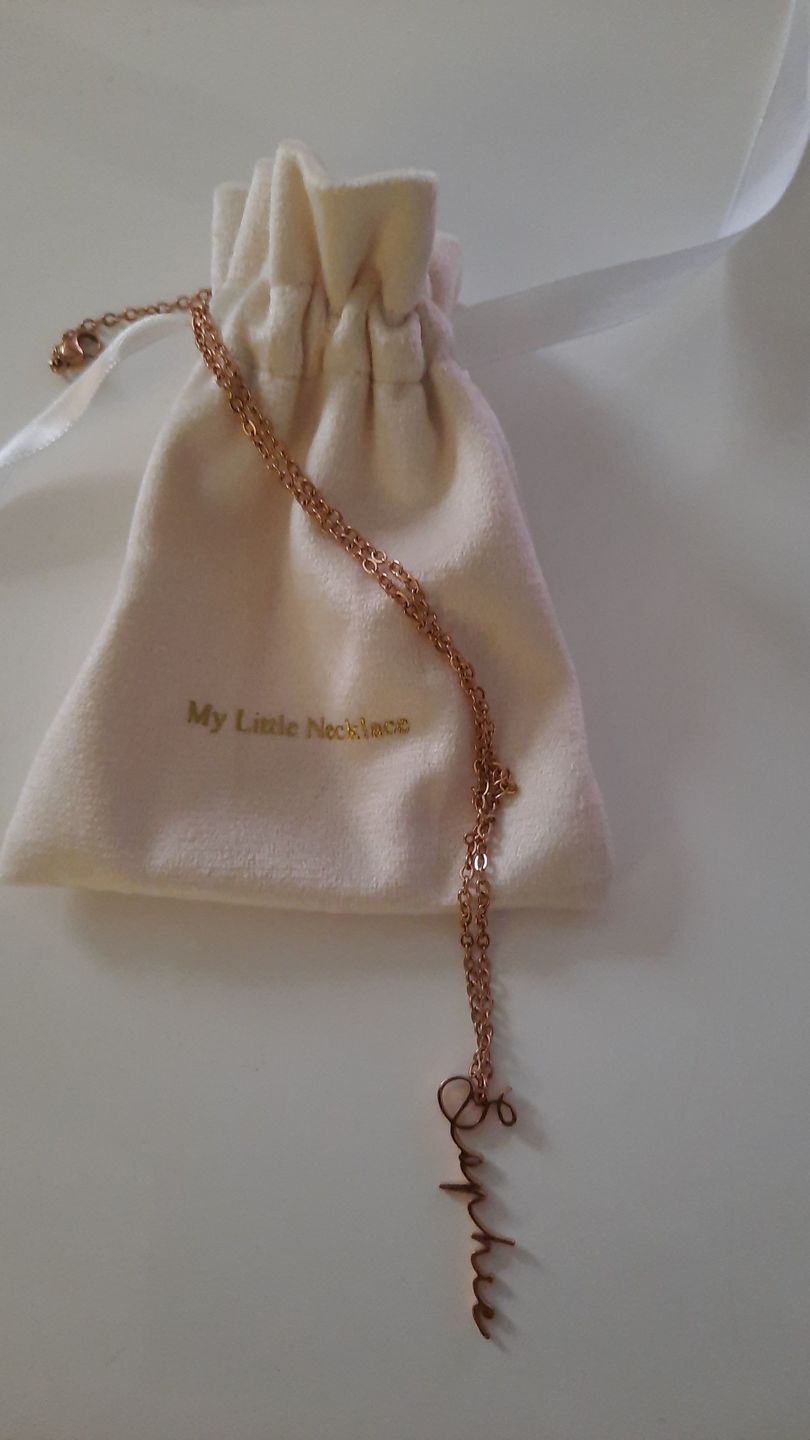 Customer photo review of Collier Signature Personnalisable