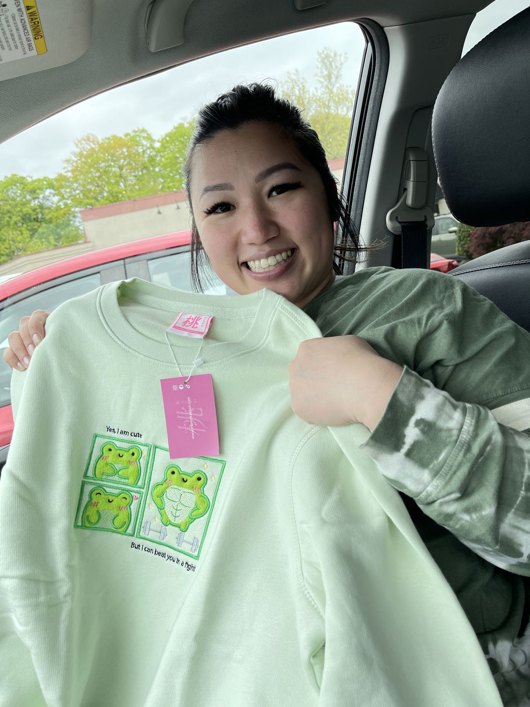 Customer photo review of Organic Cotton Mighty Albert Sweatshirt