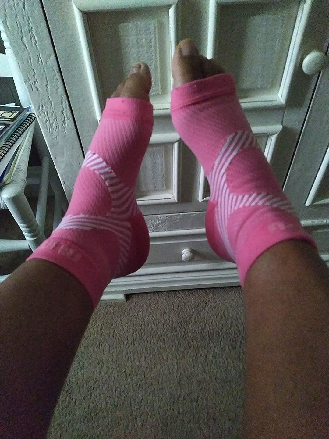 Customer photo review of Ankle Sleeves | Neuropathy Compression Socks | Plantar Fasciitis Socks