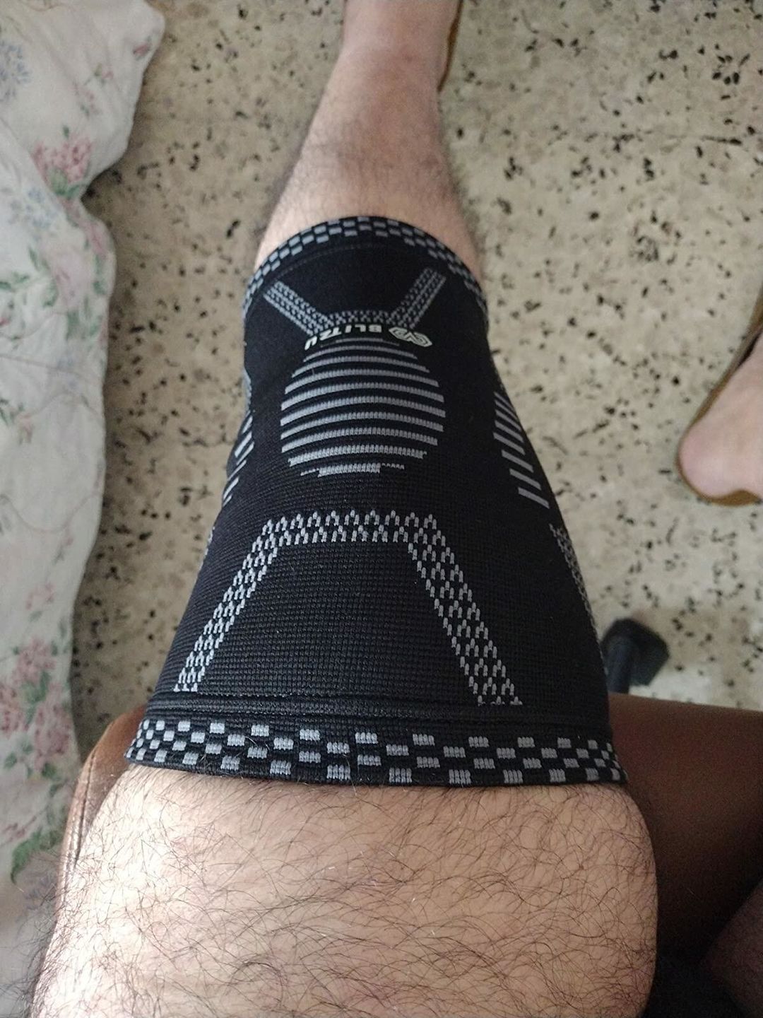 Customer photo review of Knee Sleeves | for Arthritis, Bursitis, Swelling & Knee Pain | Running or Working Out