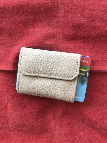 Customer photo review of Nano Boy Pocket slim wallet with leather coin pocket Ladies Edition