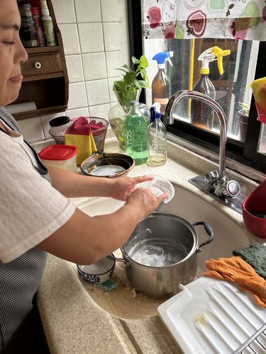 Customer photo review of Jabón para lavar PLATOS con olor