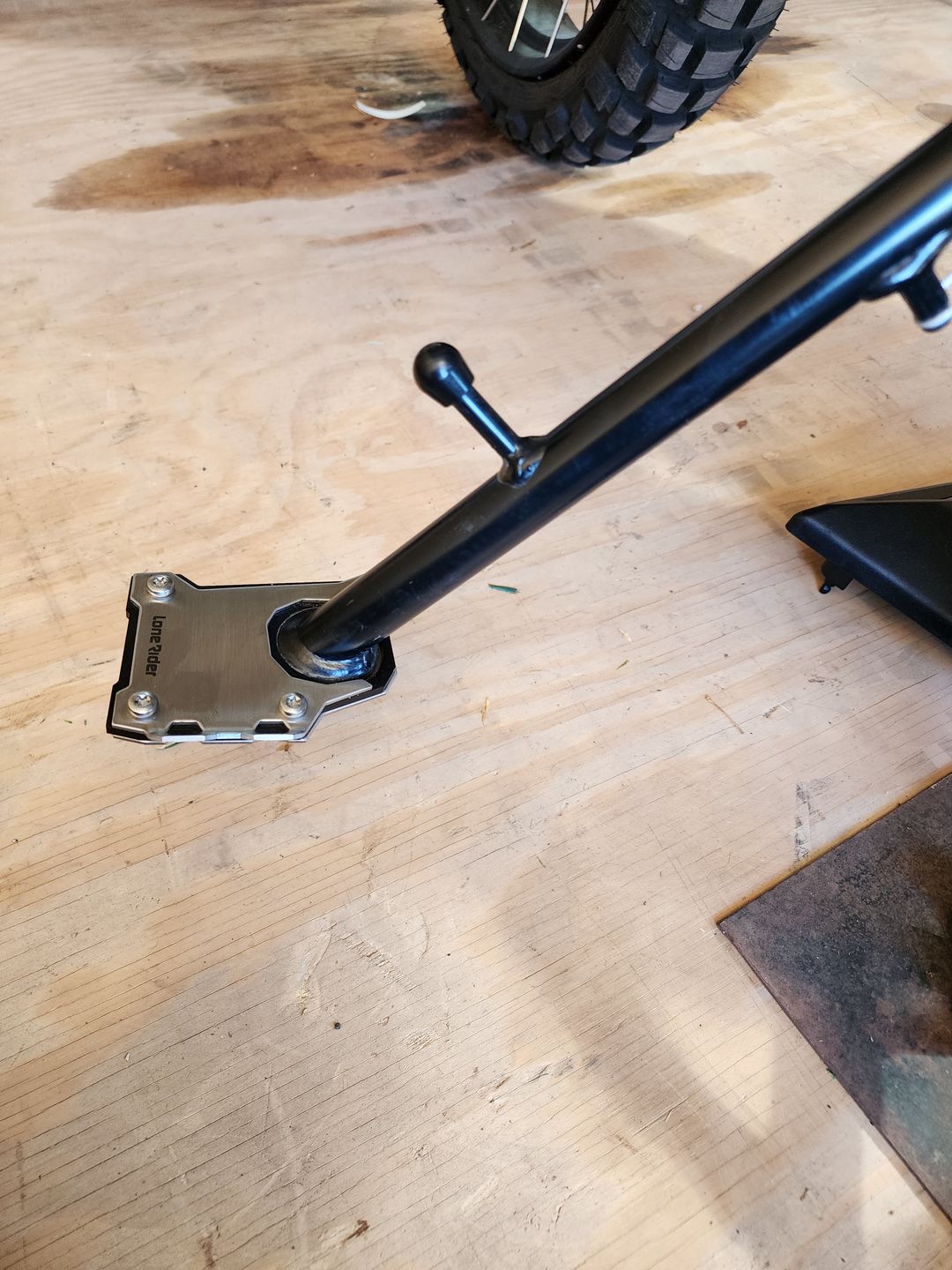 Customer photo review of Side Stand Foot Extension BMW R1200 GS Adventure / BMW R1250 GS Adventure