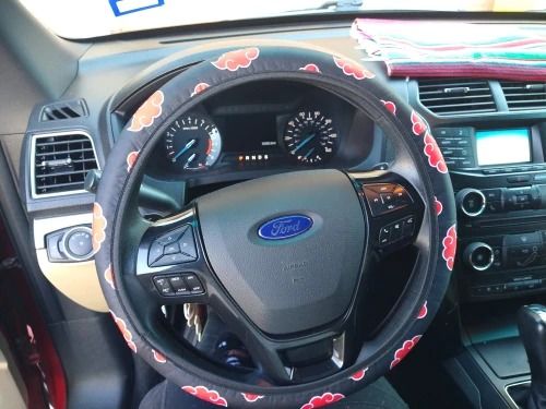 Customer photo review of Akatsuki Cloud Pattern Steering Wheel Cover