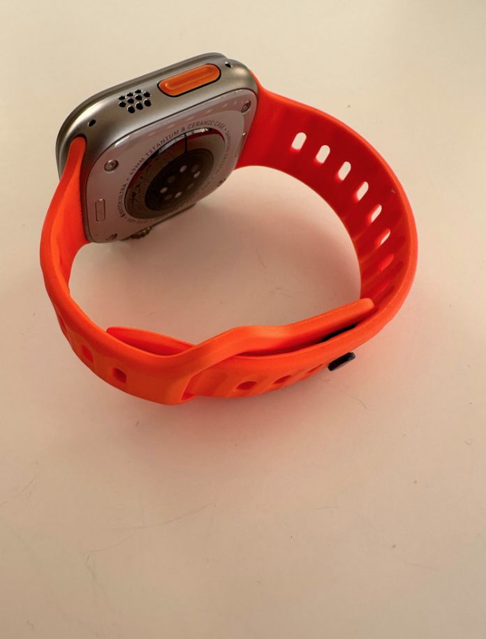 Customer photo review of Soft Silicone Strap for Apple Watch