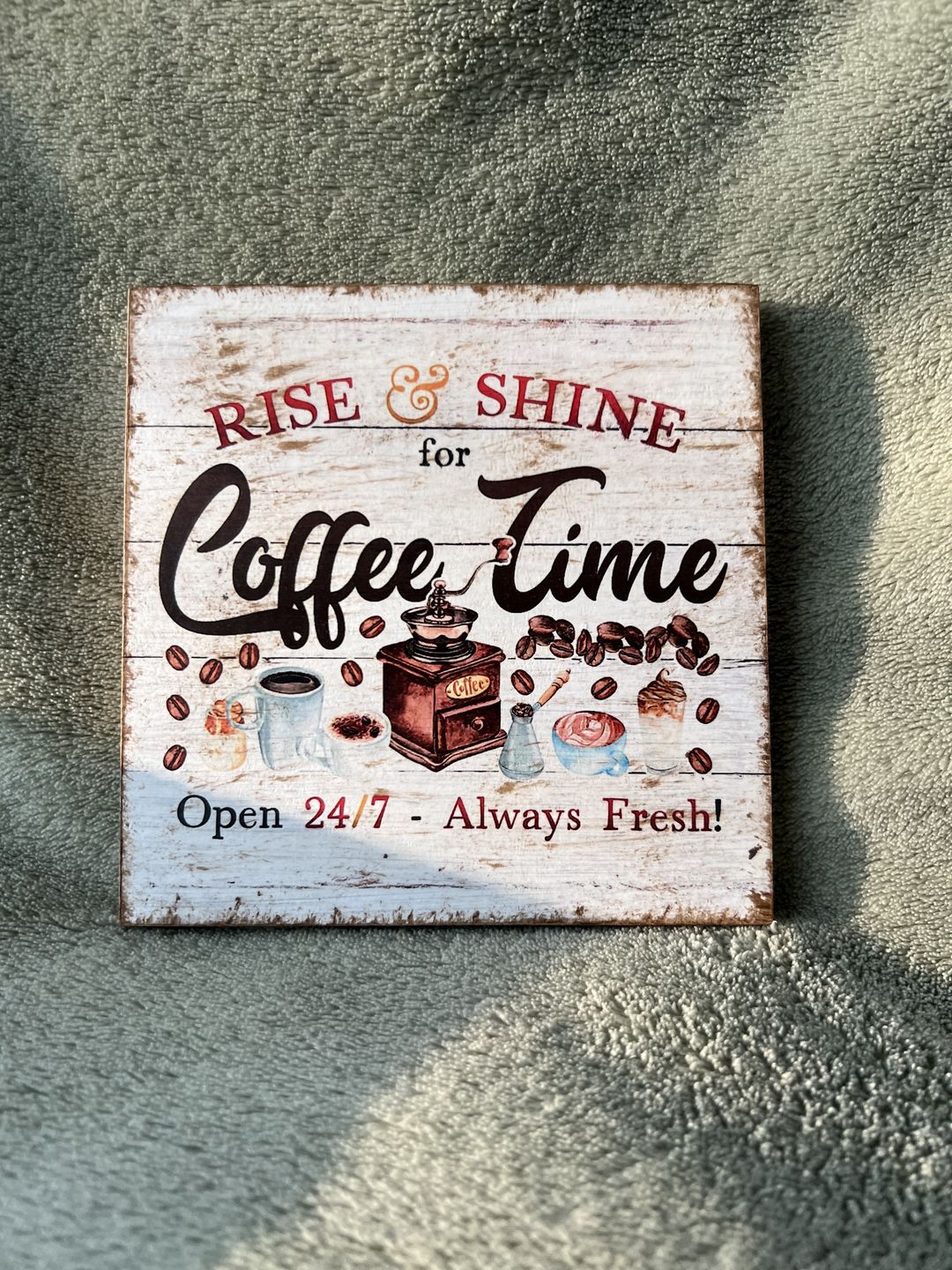 Customer photo review of Unfinished Wood Square Shape - Craft - up to 24" DIY