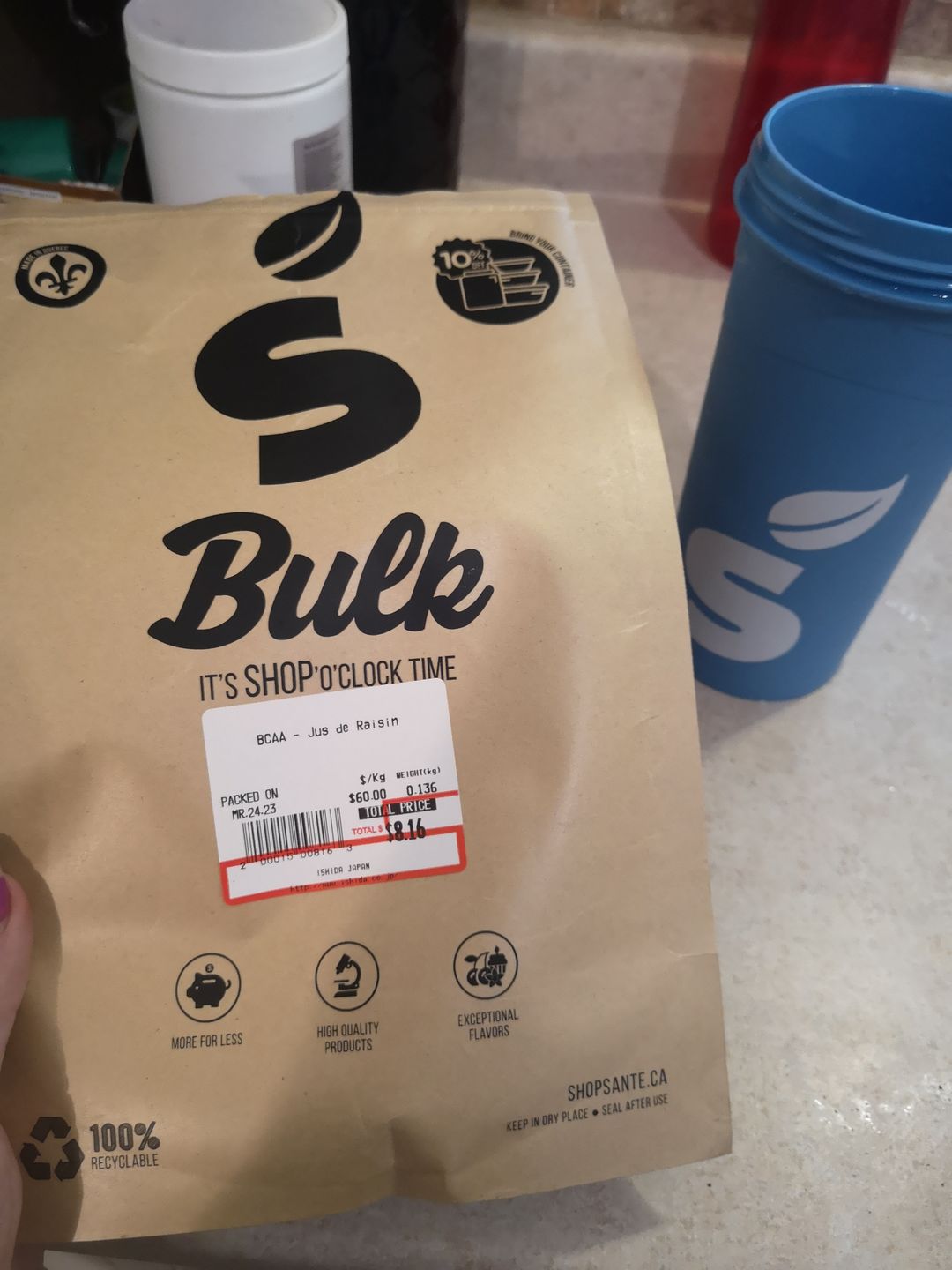 Customer photo review of VRAC - Bcaa