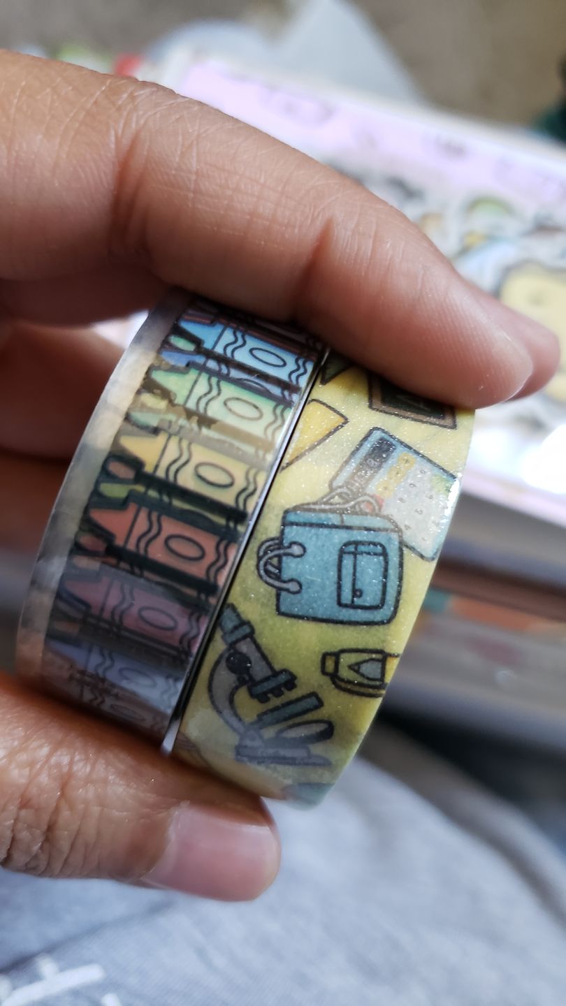 Customer photo review of Back to School Washi Tape